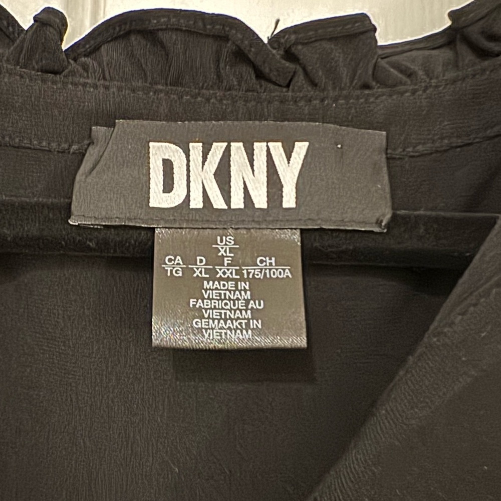 DKNY Women's Black Sleeveless Top - Picture 2 of 3